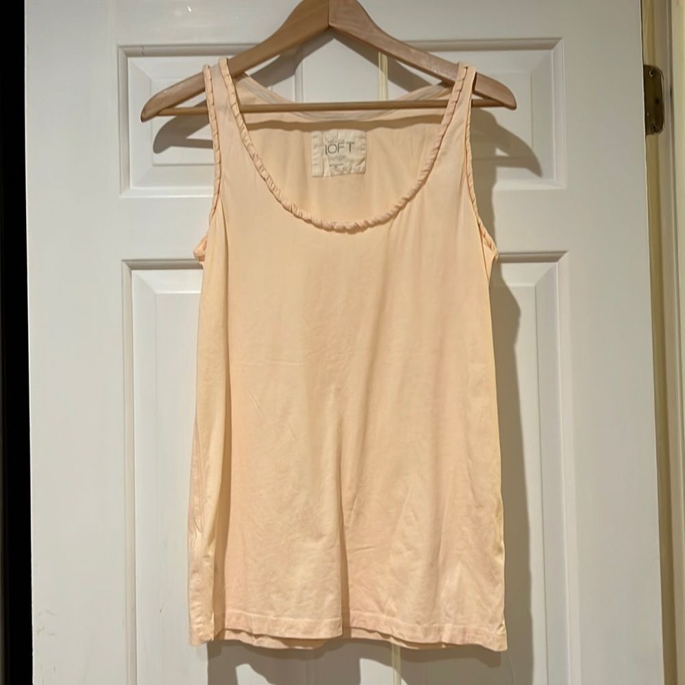 Loft Peach Tank Top